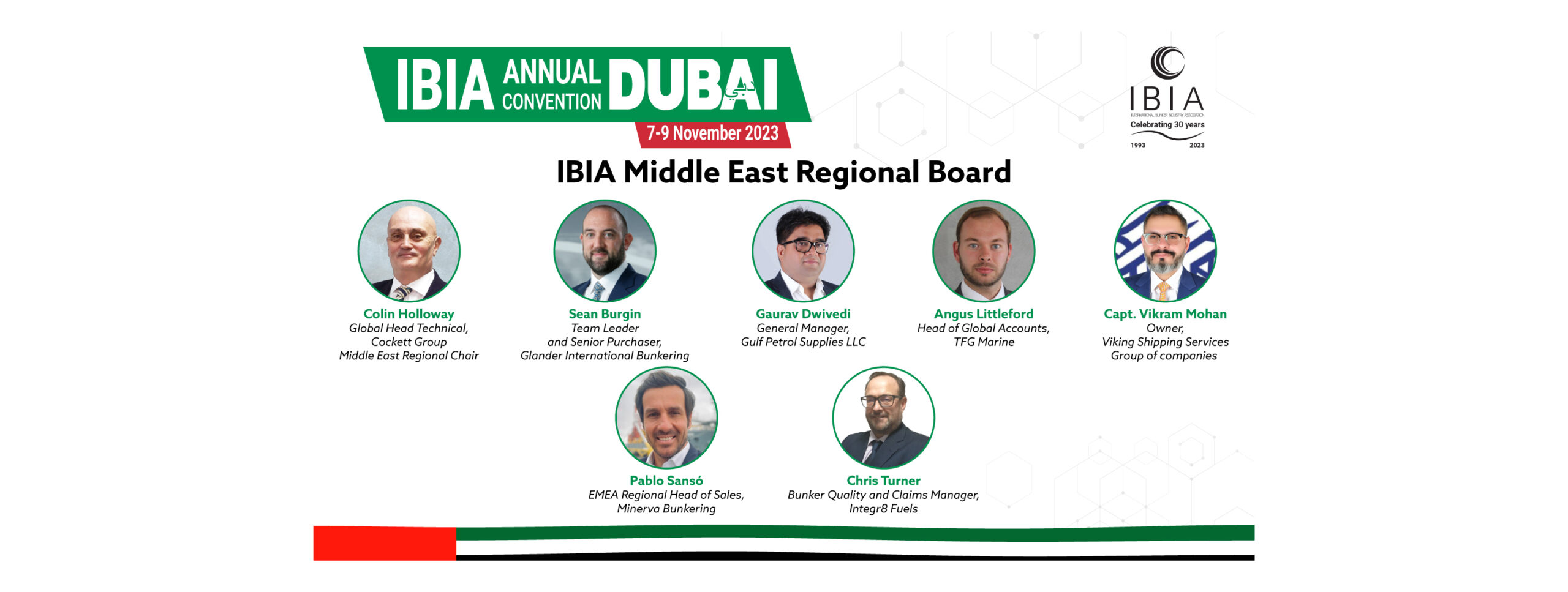 Meet the newly established IBIA Middle East Regional Board at the IBIA Annual Convention 2023